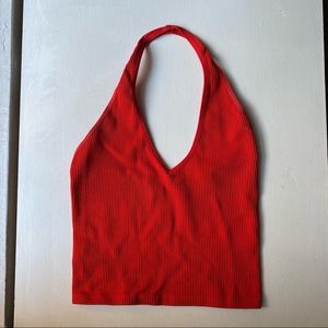 Urban Outfitters Halter Top Red
